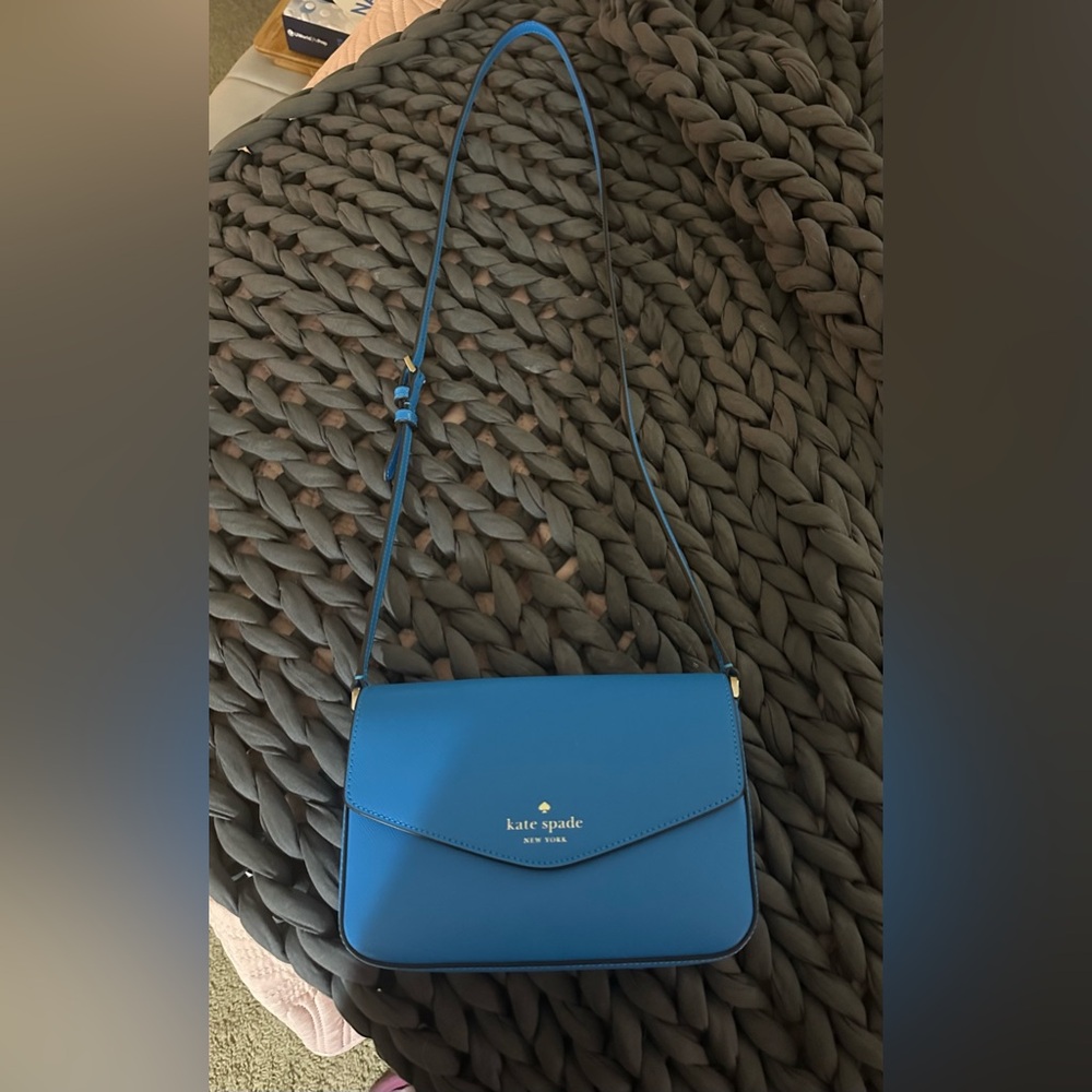Kate Spade Blue Envelope Crossbody Bag